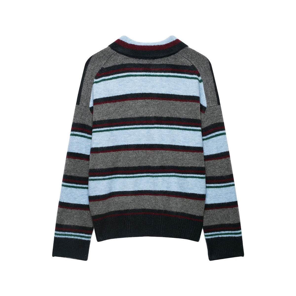 Women's Striped Polo Shirt
