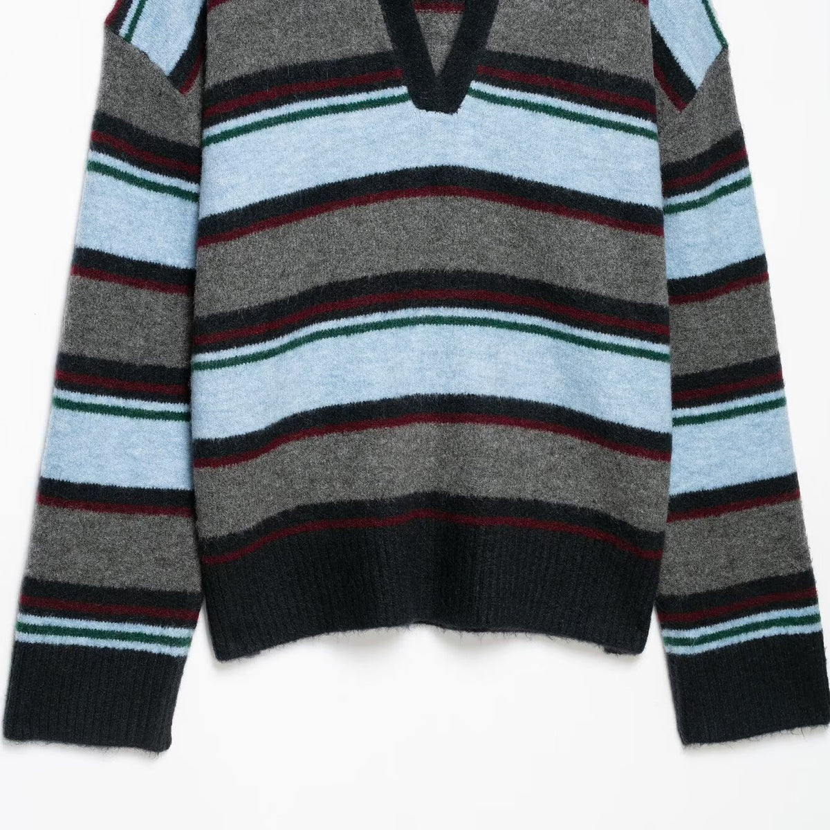 Women's Striped Polo Shirt