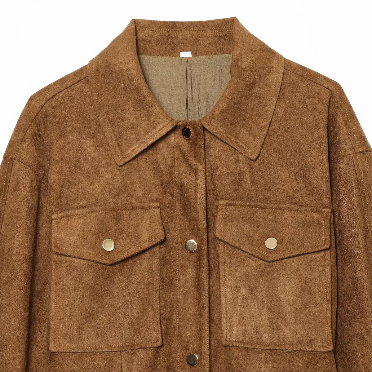 Collar slim fit long sleeved jacket