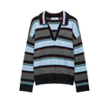 Women's Striped Polo Shirt