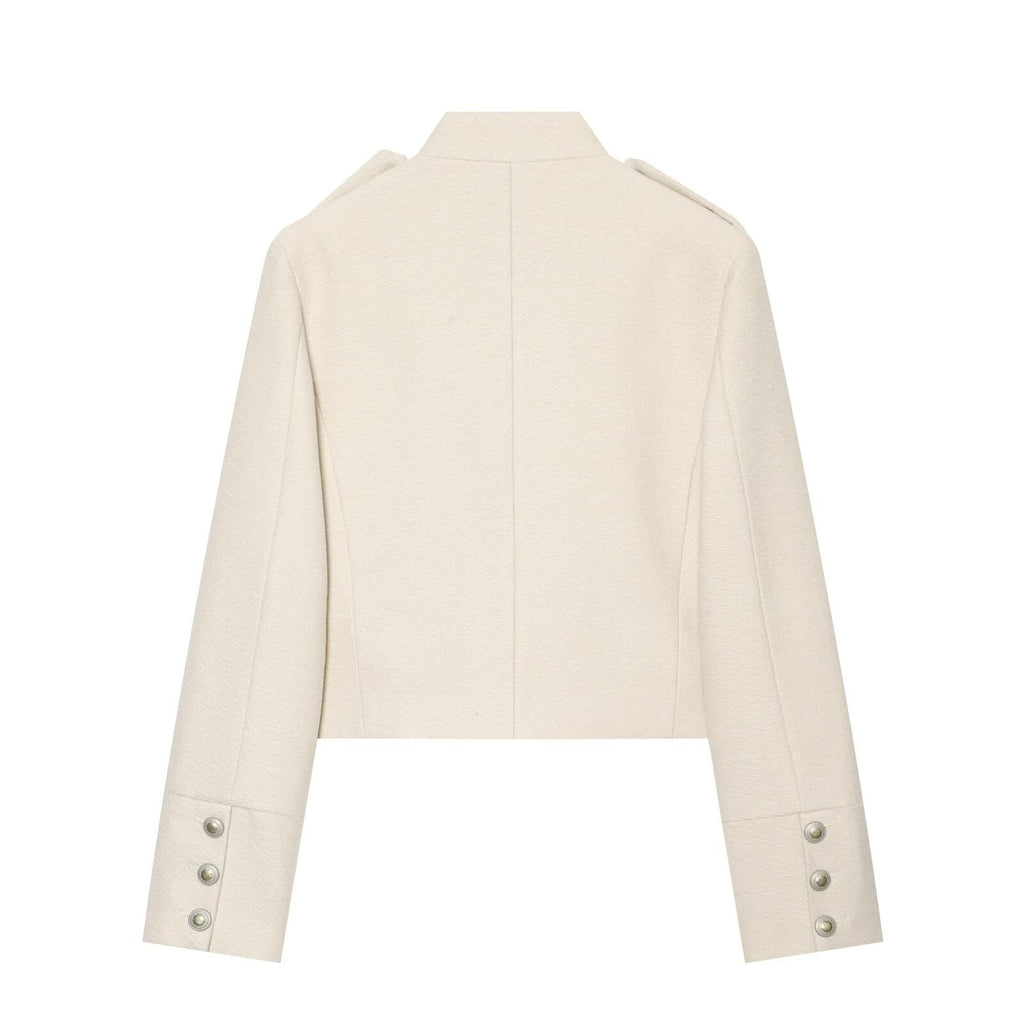Décoration de boucle manteau Napoléon floral grossier pour femmes