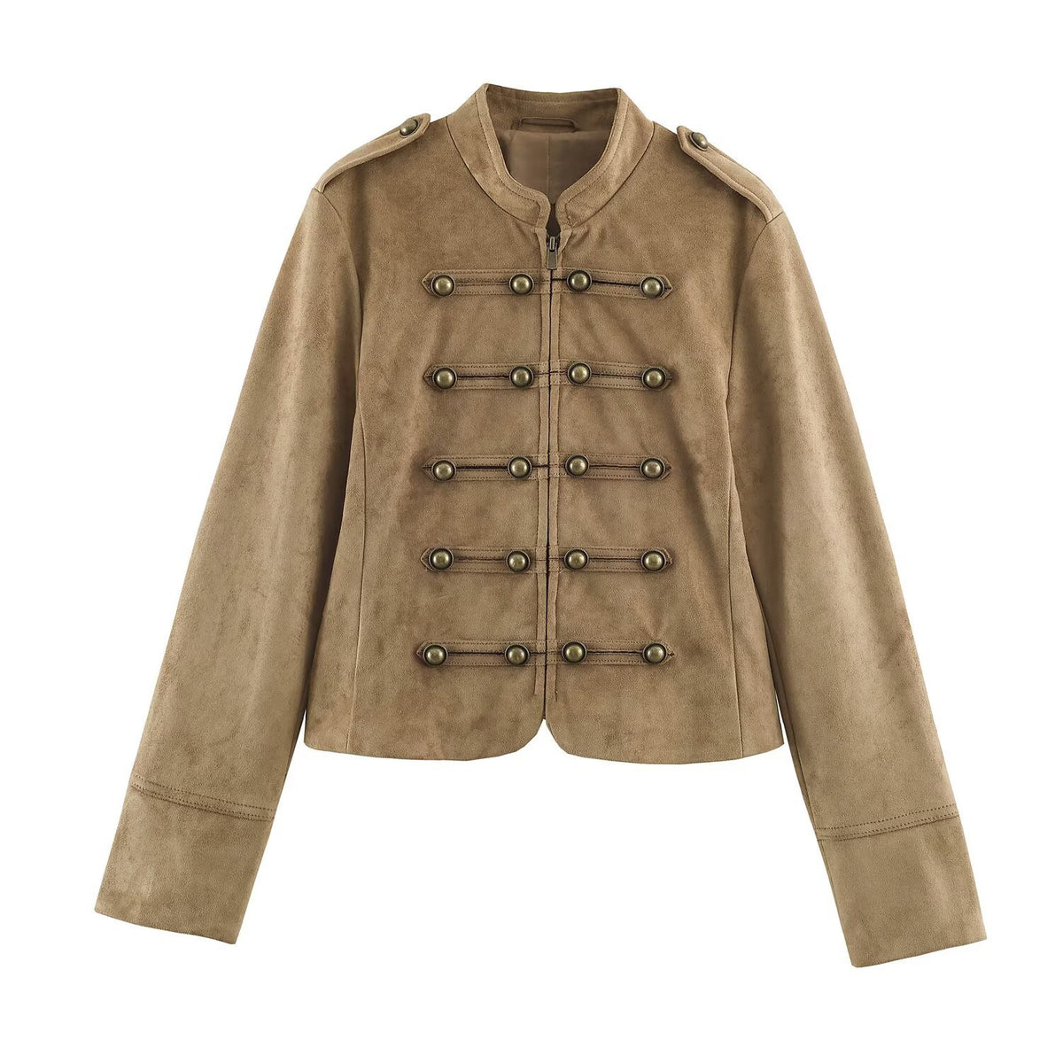 Rope knot long sleeved jacket