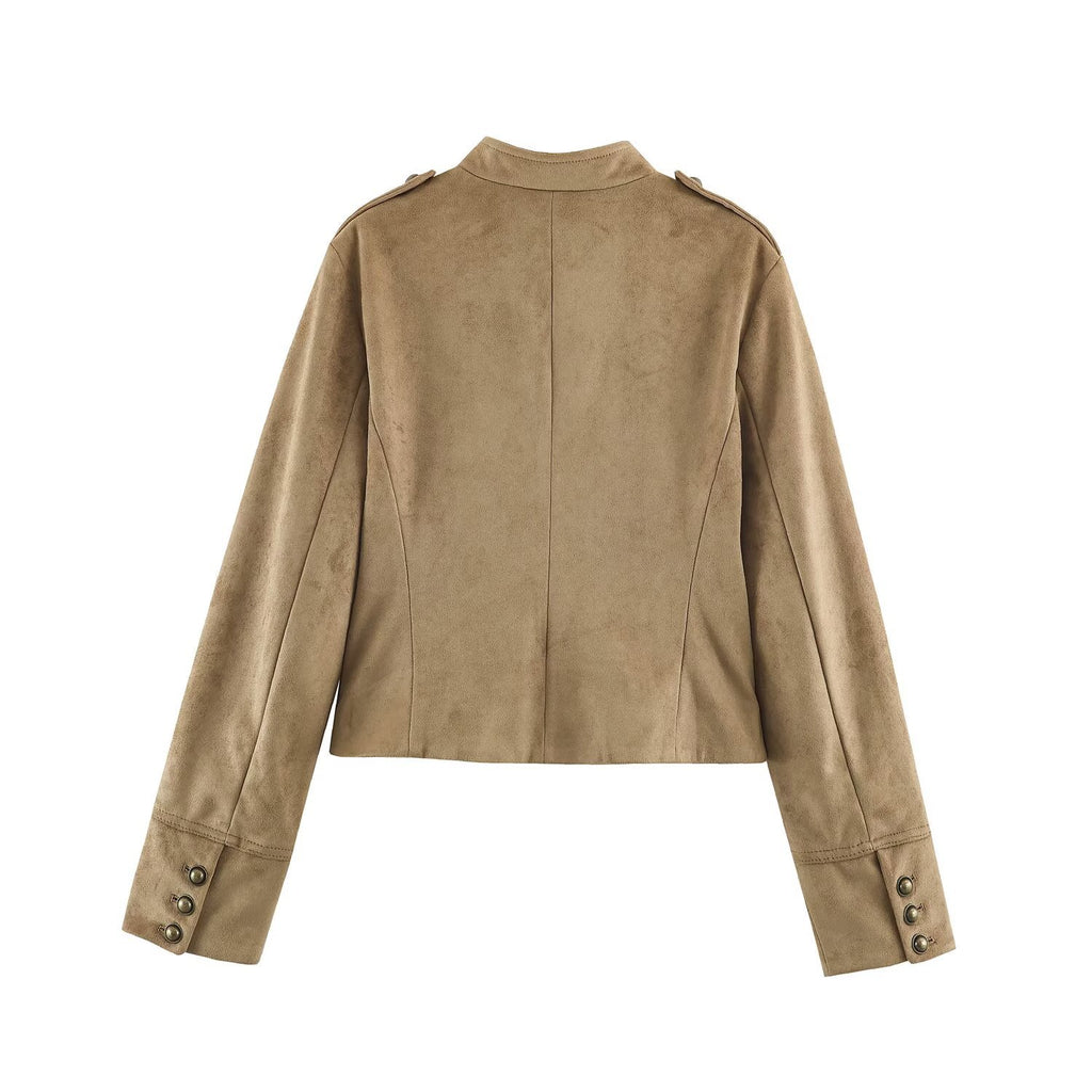 Rope knot long sleeved jacket