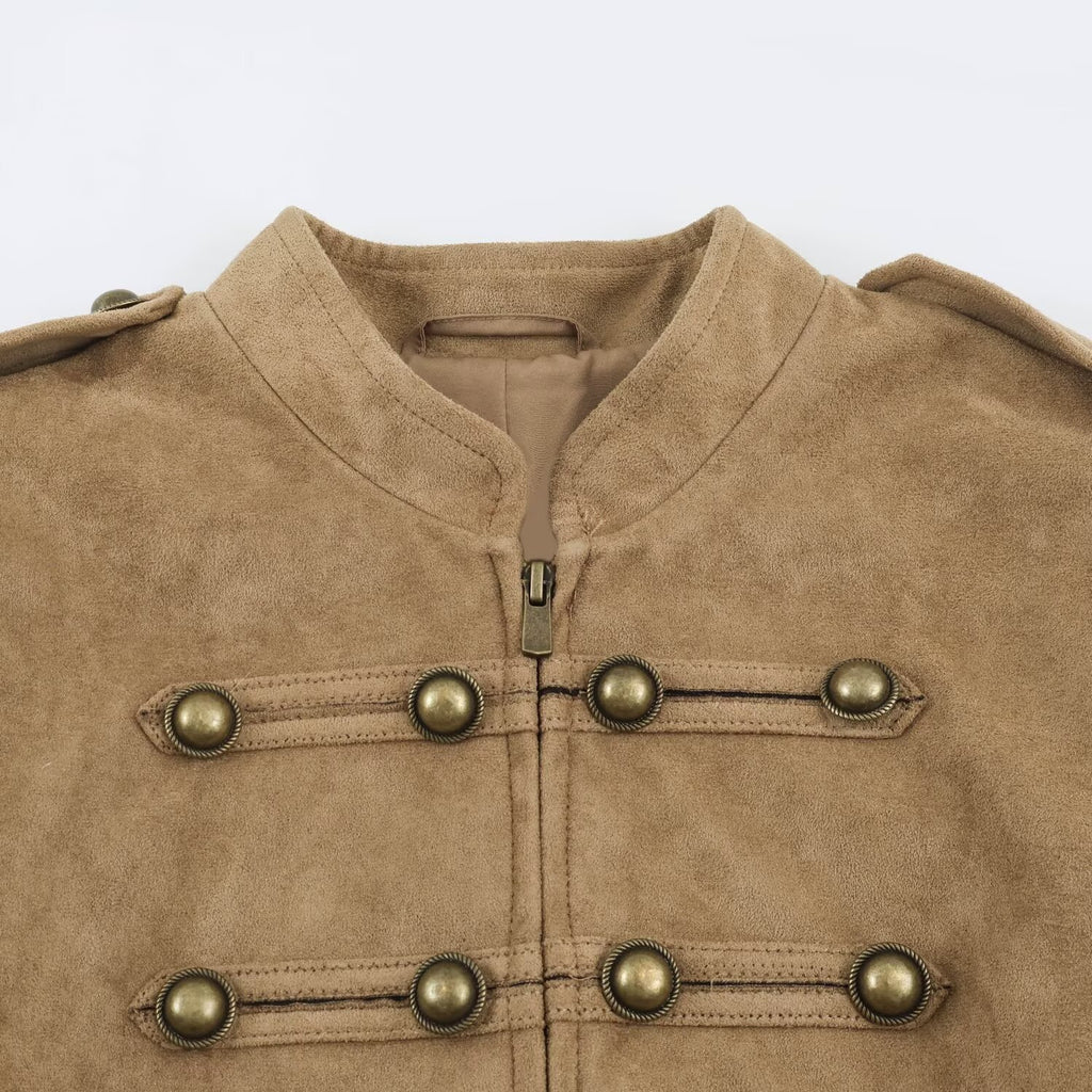 Rope knot long sleeved jacket