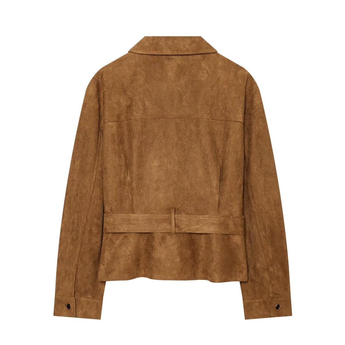 Collar slim fit long sleeved jacket
