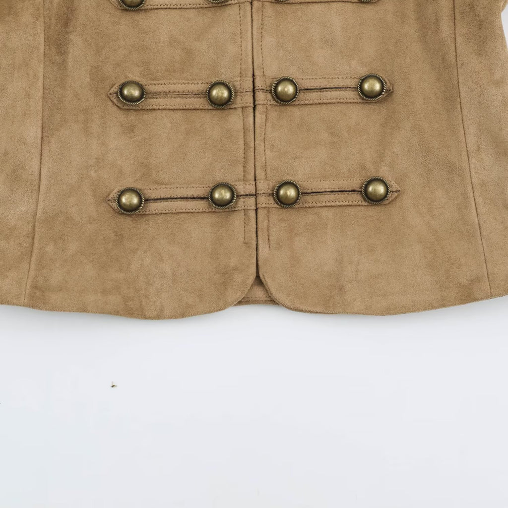 Rope knot long sleeved jacket